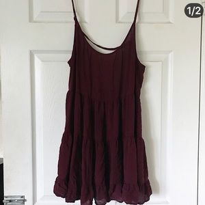 Burgundy Brandy Melville dress